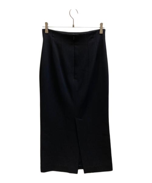 MUSE de Deuxieme Classe（ミューズ ドゥーズィエム クラス）MUSE de Deuxieme Classe (ミューズ ドゥーズィエム クラス) トリアセジョーゼット ハイウエストスカート ブラック サイズ:38の古着・服飾アイテム