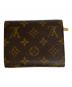 LOUIS VUITTON (ルイ ヴィトン) モノグラム ポルトフォイユ・ジョイ ブラウン：18000円