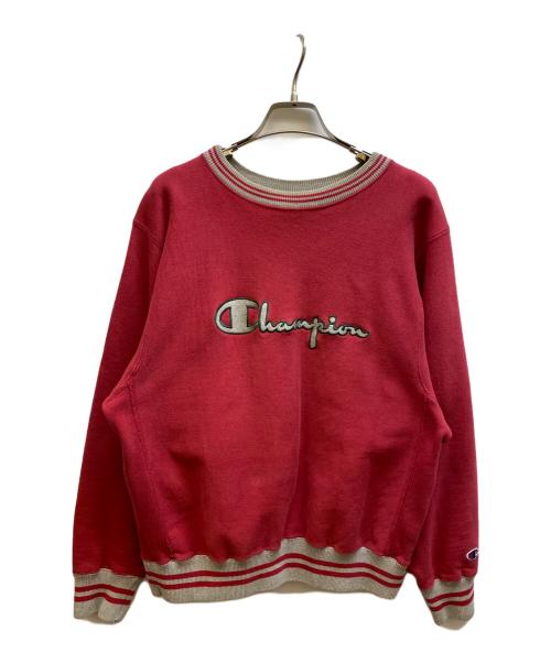 Champion REVERSE WEAVE（チャンピオン リバース ウィーブ）Champion REVERSE WEAVE (チャンピオン リバース ウィーブ) 90ｓ クルーネックスウェット レッド サイズ:Mの古着・服飾アイテム