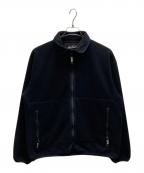 WILD THINGSワイルドシングス）の古着「グリッドフリースジャケット」｜ブラック