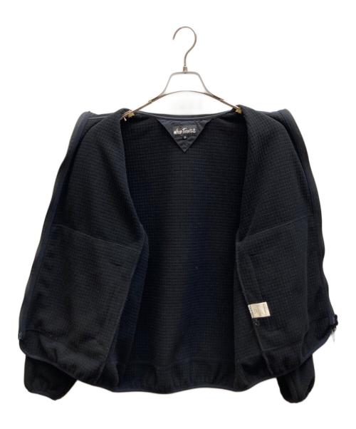 WILD THINGS（ワイルドシングス）WILD THINGS (ワイルドシングス) グリッドフリースジャケット ブラック サイズ:Sの古着・服飾アイテム