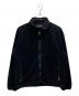 WILD THINGS（ワイルドシングス）の古着「グリッドフリースジャケット」｜ブラック