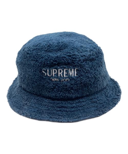 SUPREME（シュプリーム）Supreme (シュプリーム) バケットハット/Classic Logo Treey Crusher ネイビー サイズ:S/Mの古着・服飾アイテム