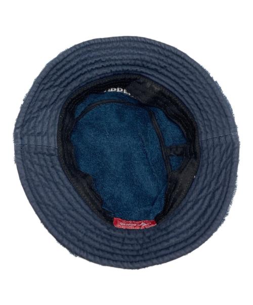 SUPREME（シュプリーム）Supreme (シュプリーム) バケットハット/Classic Logo Treey Crusher ネイビー サイズ:S/Mの古着・服飾アイテム