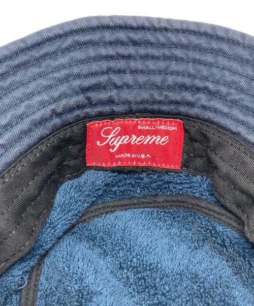 SUPREME（シュプリーム）Supreme (シュプリーム) バケットハット/Classic Logo Treey Crusher ネイビー サイズ:S/Mの古着・服飾アイテム