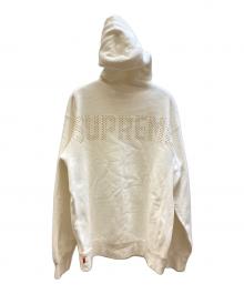 SUPREME（シュプリーム）の古着「Studded Hooded Sweatshirt」｜ホワイト