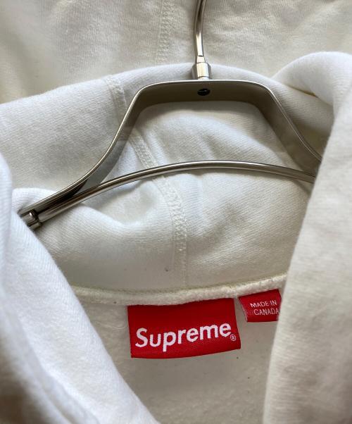 SUPREME（シュプリーム）Supreme (シュプリーム) Studded Hooded Sweatshirt ホワイト サイズ:Mediumの古着・服飾アイテム