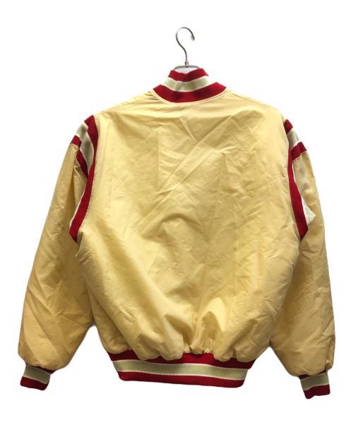 DeLong（-）DeLong (-) 49ERS ナイロンプルオーバー ベージュ サイズ:Lの古着・服飾アイテム