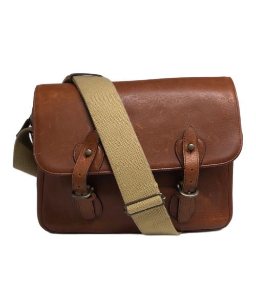 SILVER LAKE CLUB（シルバーレイククラブ）SILVER LAKE CLUB (シルバーレイククラブ) レザーショルダーバッグ ブラウンの古着・服飾アイテム