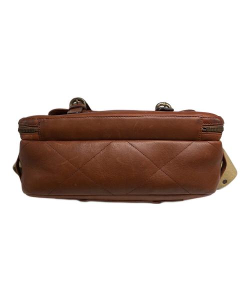 SILVER LAKE CLUB（シルバーレイククラブ）SILVER LAKE CLUB (シルバーレイククラブ) レザーショルダーバッグ ブラウンの古着・服飾アイテム