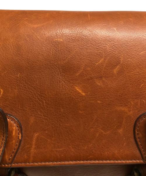 SILVER LAKE CLUB（シルバーレイククラブ）SILVER LAKE CLUB (シルバーレイククラブ) レザーショルダーバッグ ブラウンの古着・服飾アイテム