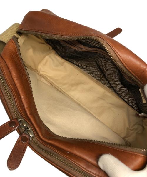 SILVER LAKE CLUB（シルバーレイククラブ）SILVER LAKE CLUB (シルバーレイククラブ) レザーショルダーバッグ ブラウンの古着・服飾アイテム