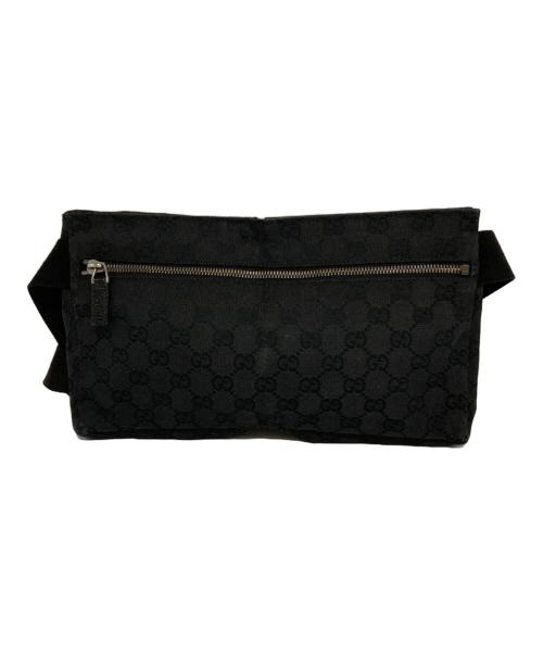 GUCCI（グッチ）GUCCI (グッチ) ウエストポーチ ブラックの古着・服飾アイテム