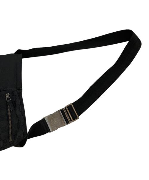 GUCCI（グッチ）GUCCI (グッチ) ウエストポーチ ブラックの古着・服飾アイテム