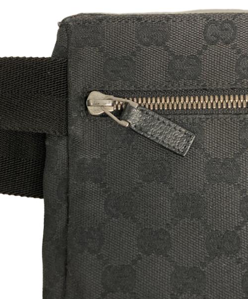 GUCCI（グッチ）GUCCI (グッチ) ウエストポーチ ブラックの古着・服飾アイテム