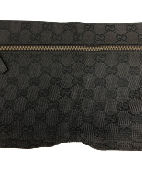 GUCCI（グッチ）GUCCI (グッチ) ウエストポーチ ブラックの古着・服飾アイテム