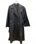 ISSEY MIYAKEイッセイミヤケ）の古着「ナイロンコート」｜ブラック