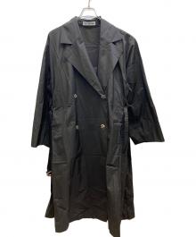 ISSEY MIYAKE（イッセイミヤケ）の古着「ナイロンコート」｜ブラック