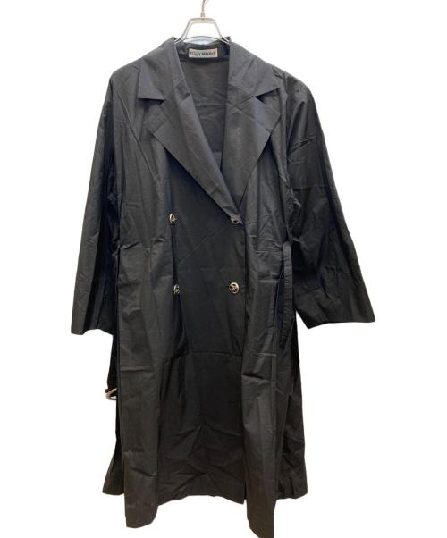 ISSEY MIYAKE（イッセイミヤケ）ISSEY MIYAKE (イッセイミヤケ) ナイロンコート ブラック サイズ:Mの古着・服飾アイテム