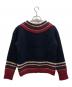 MONCLER (モンクレール) 厚手ニット ネイビー サイズ:Ⅿ：18000円