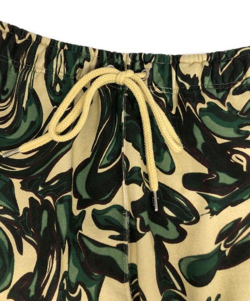 A BATHING APE（ア ベイシング エイプ）A BATHING APE (ア ベイシング エイプ) カモフラージュスウェットパンツ グリーン×ベージュ サイズ:Ｌの古着・服飾アイテム