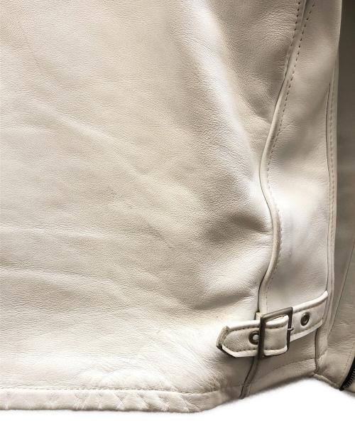 Schott（ショット）Schott (ショット) ライナー付シングルライダースジャケット ホワイト サイズ:36の古着・服飾アイテム