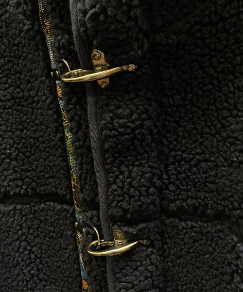 go slow caravan（ゴースローキャラバン）go slow caravan (ゴースローキャラバン) ファイヤーマンボアコート ネイビー サイズ:3の古着・服飾アイテム