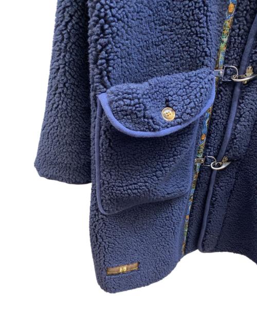 go slow caravan（ゴースローキャラバン）go slow caravan (ゴースローキャラバン) ファイヤーマンボアコート ネイビー サイズ:3の古着・服飾アイテム