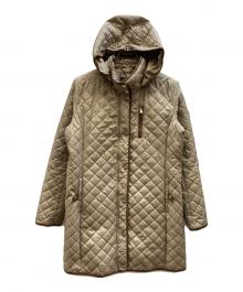 LAUREN RALPH LAUREN（ローレンラルフローレン）の古着「フーデッドキルティングコート」｜ベージュ