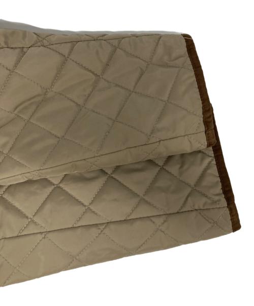 LAUREN RALPH LAUREN（ローレンラルフローレン）LAUREN RALPH LAUREN (ローレンラルフローレン) フーデッドキルティングコート ベージュ サイズ:Mの古着・服飾アイテム