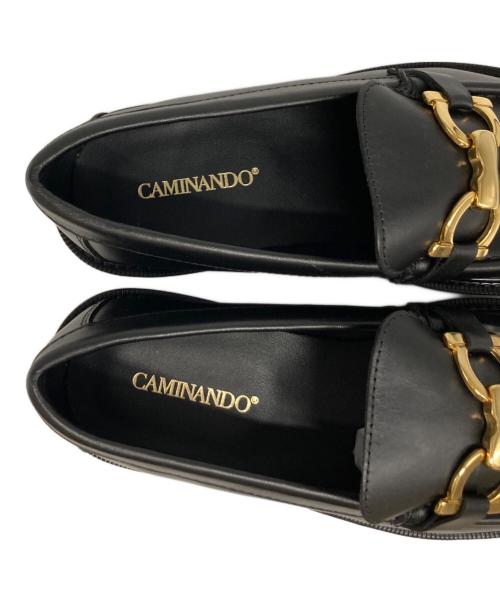 Caminando（カミナンド）Caminando (カミナンド) ビットローファー ブラック サイズ:37の古着・服飾アイテム