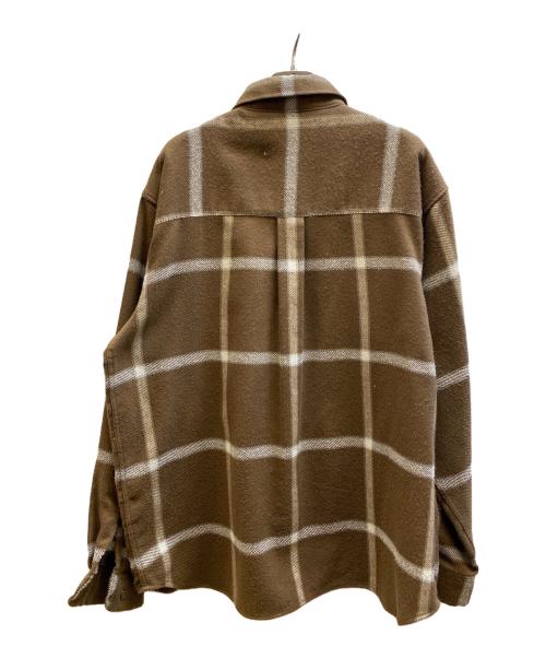 RADIALL（ラディアル）RADIALL (ラディアル) ネルシャツ ブラウン サイズ:Mの古着・服飾アイテム