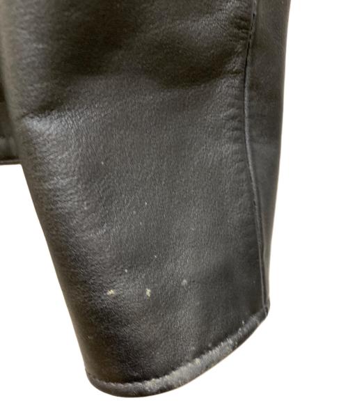 JACKROSE（ジャックローズ）JACKROSE (ジャックローズ) ROLLING STONES (ローリングストーンズ) ダブルライダースジャケット ブラック サイズ:4の古着・服飾アイテム