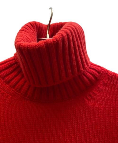 PRADA（プラダ）PRADA (プラダ) カシミヤ混タートルネックニット レッド サイズ:40の古着・服飾アイテム