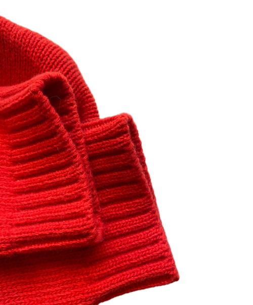 PRADA（プラダ）PRADA (プラダ) カシミヤ混タートルネックニット レッド サイズ:40の古着・服飾アイテム