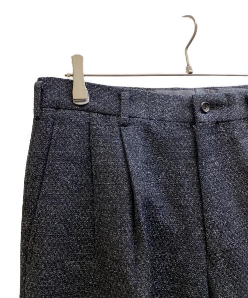 COMME des GARCONS HOMME（コムデギャルソン オム）COMME des GARCONS HOMME (コムデギャルソン オム) ウールスラックス ブラック サイズ:Lの古着・服飾アイテム