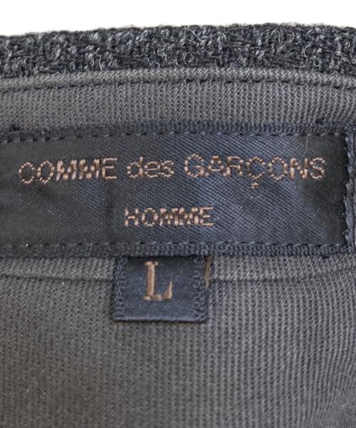 COMME des GARCONS HOMME（コムデギャルソン オム）COMME des GARCONS HOMME (コムデギャルソン オム) ウールスラックス ブラック サイズ:Lの古着・服飾アイテム