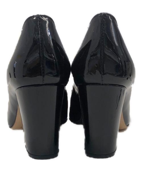 sergio rossi（セルジオロッシ）sergio rossi (セルジオロッシ) エナメルパンプス ブラック サイズ:36 1/2の古着・服飾アイテム