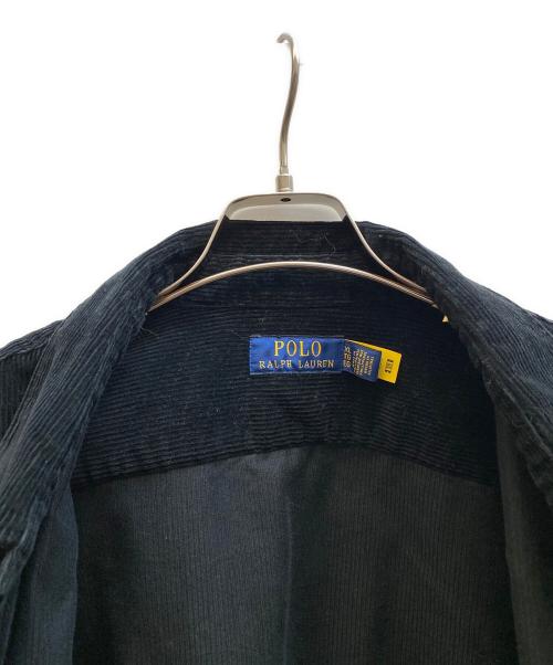 POLO RALPH LAUREN（ポロ・ラルフローレン）POLO RALPH LAUREN (ポロ・ラルフローレン) コーデュロイスイングトップ ブラック サイズ:XLの古着・服飾アイテム