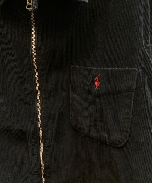 POLO RALPH LAUREN（ポロ・ラルフローレン）POLO RALPH LAUREN (ポロ・ラルフローレン) コーデュロイスイングトップ ブラック サイズ:XLの古着・服飾アイテム