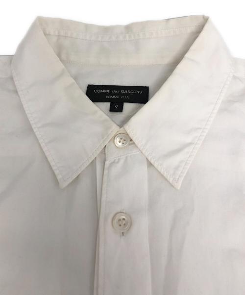 COMME des GARCONS HOMME PLUS（コムデギャルソンオムプリュス）COMME des GARCONS HOMME PLUS (コムデギャルソンオムプリュス) 長袖シャツ ホワイト サイズ:Sの古着・服飾アイテム