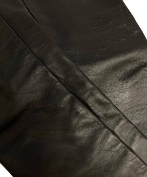 Schott（ショット）Schott (ショット) ストレートレザーパンツ ブラック サイズ:26の古着・服飾アイテム