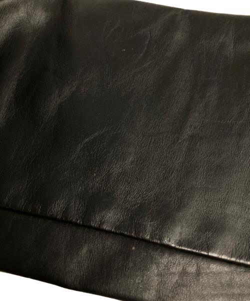 Schott（ショット）Schott (ショット) ストレートレザーパンツ ブラック サイズ:26の古着・服飾アイテム