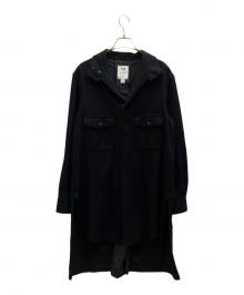 Y-3（ワイスリー）の古着「クラシック ウール ネルシャツ」｜ブラック