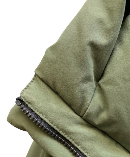 FIRST DOWN（ファーストダウン）FIRST DOWN (ファーストダウン) ダウンジャケット ブラック×グリーン サイズ:Sの古着・服飾アイテム