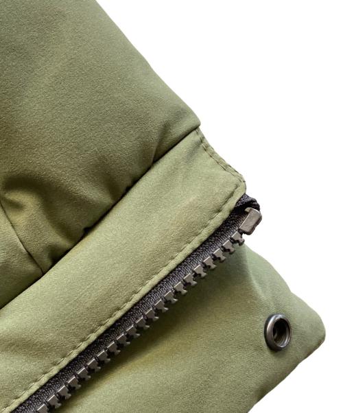 FIRST DOWN（ファーストダウン）FIRST DOWN (ファーストダウン) ダウンジャケット ブラック×グリーン サイズ:Sの古着・服飾アイテム