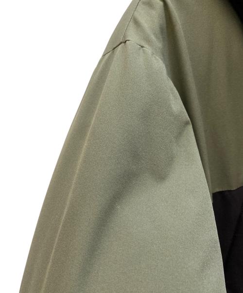 FIRST DOWN（ファーストダウン）FIRST DOWN (ファーストダウン) ダウンジャケット ブラック×グリーン サイズ:Sの古着・服飾アイテム