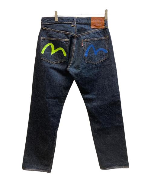 EVISU（エヴィス）EVISU (エヴィス) セルビッチデニムパンツ インディゴ サイズ:35×32の古着・服飾アイテム