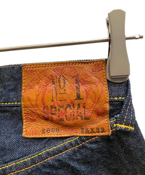 EVISU（エヴィス）EVISU (エヴィス) セルビッチデニムパンツ インディゴ サイズ:35×32の古着・服飾アイテム