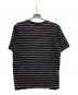 Saint Laurent Paris (サンローランパリ) ボーダーTシャツ/562262 ピンク×ブラック サイズ:M：10000円